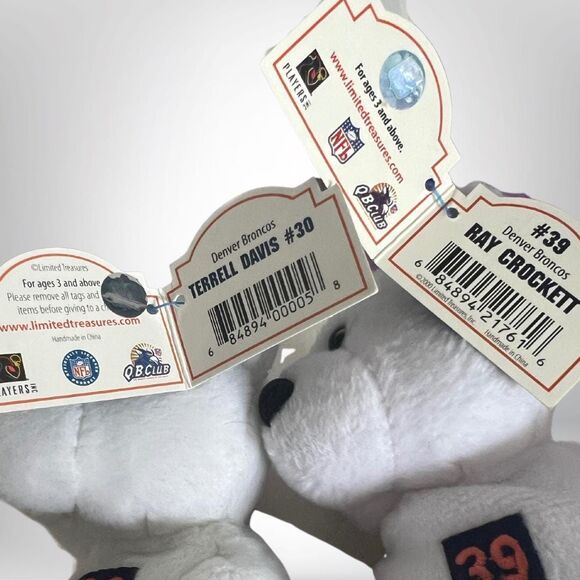 RARE Limited Treasures Broncos Hall of Fame Terrell Davis ProBear NWT - Picture 5 of 5